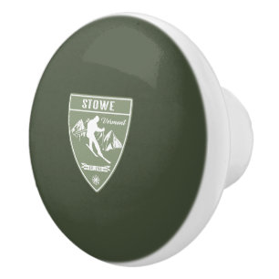 Stowe Vermont Ceramic Knob