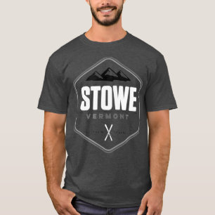 Stowe Vermont Graphic Vintage Skiing T-Shirt