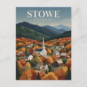 Stowe Vermont Postcard