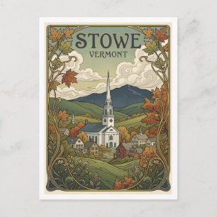 Stowe Vermont Postcard