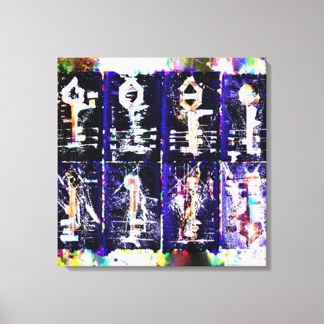 STP Screen Transfer Process 635 Eight Keys Apart 3 Canvas Print (Front)