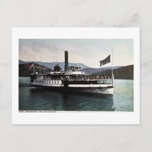 Str. Sagamore on Lake George, New York Postcard