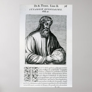 Strabo, illustration from Andre Thevet's Poster