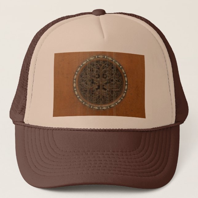 Stradivarius Guitar Baseball Cap (Front)