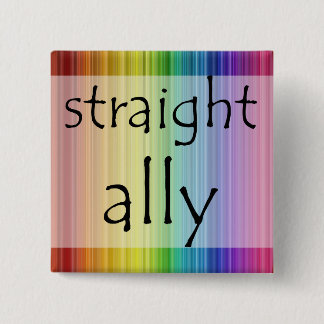 Straight Ally Button