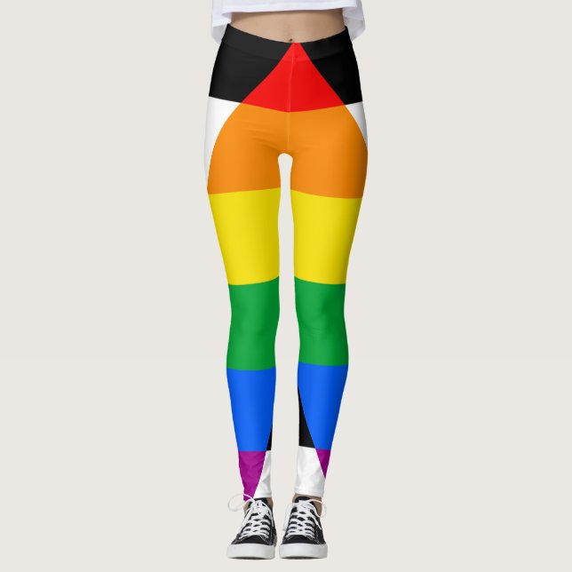 Straight Ally Flag Leggings (Front)