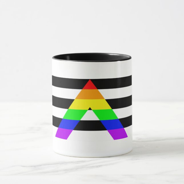 Straight Ally Flag Mug (Center)