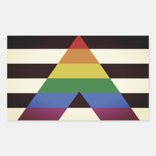 Straight Ally Flag Sticker
