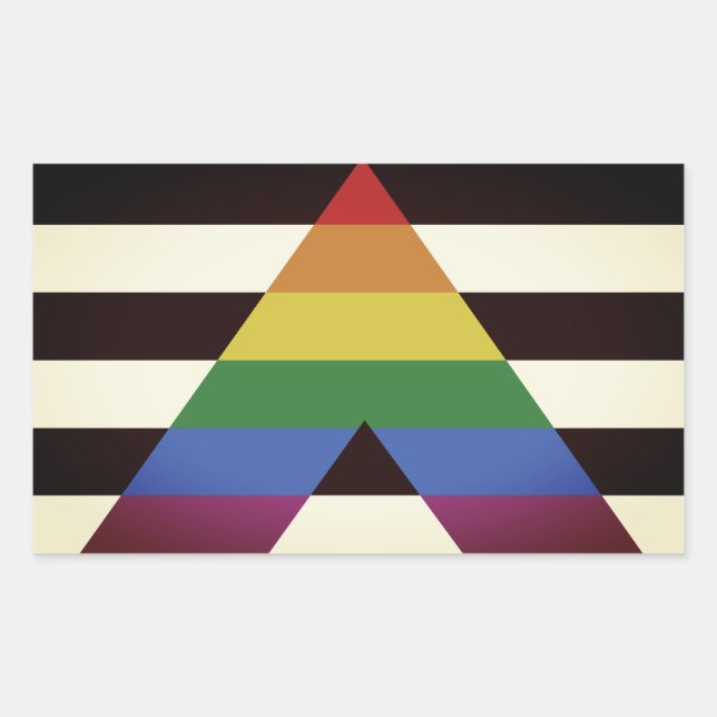 Straight Ally Flag Sticker (Front)