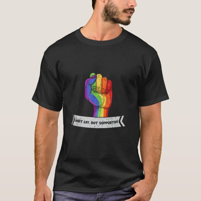 Straight Ally LGBT T-Shirt (Front)