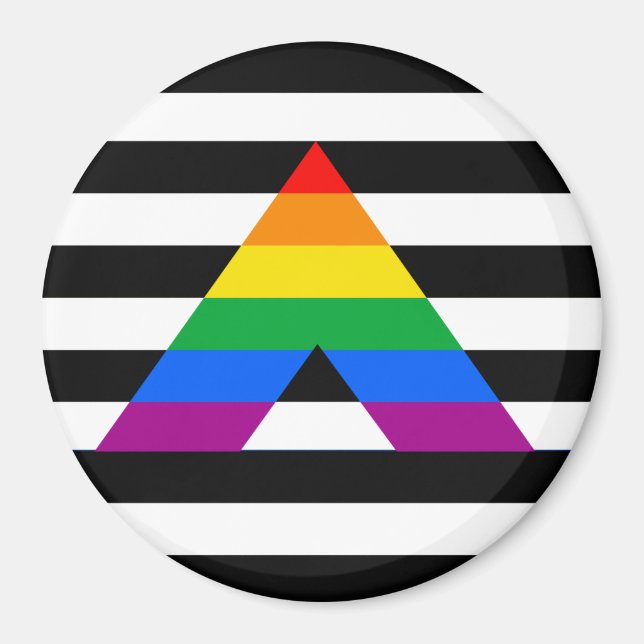 STRAIGHT ALLY PRIDE 2014 PRIDE MAGNET (Front)