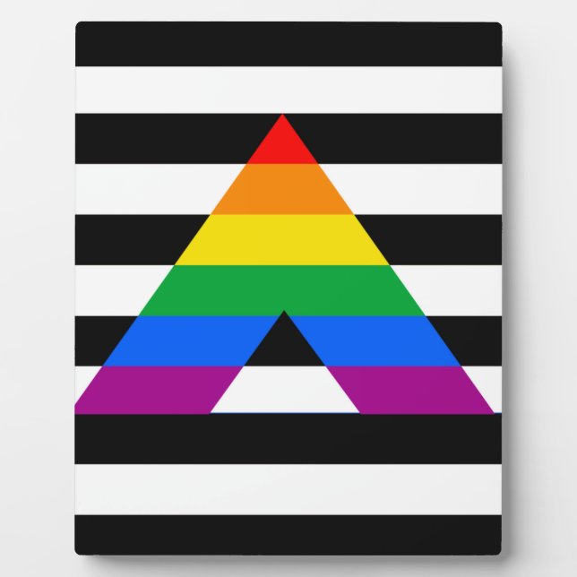 STRAIGHT ALLY PRIDE 2014 PRIDE PLAQUE (Front)