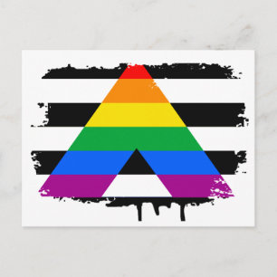 Straight Ally Pride Postcard