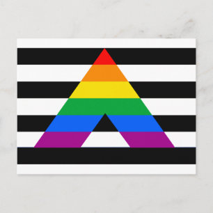 Straight Ally Pride Postcard