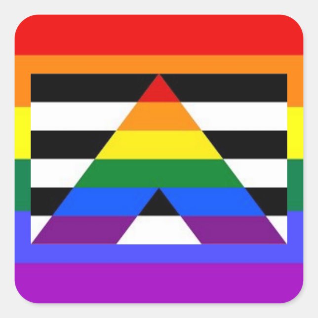 Straight Ally stickers (Front)