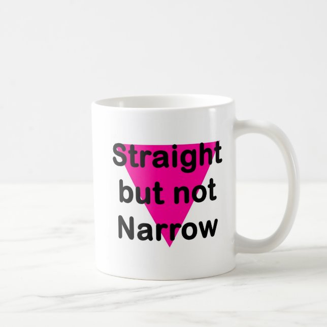 straight but not narrow coffee mug (Right)
