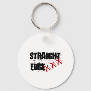 Straight Edge Box Sqr Keychain