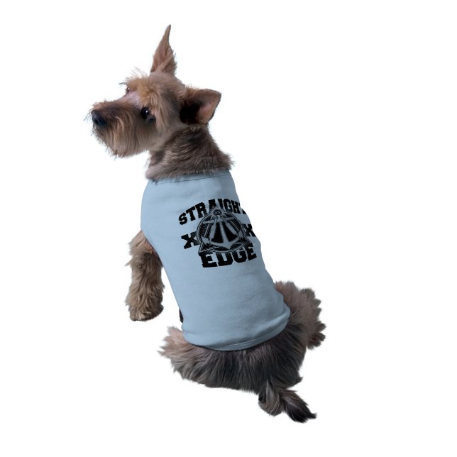 Straight Edge Compass Doggie Ringer shirt (Back)