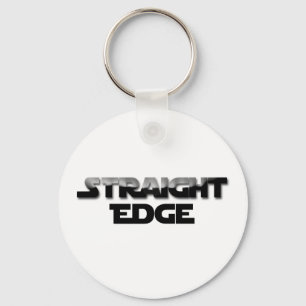 Straight-Edge Keychain