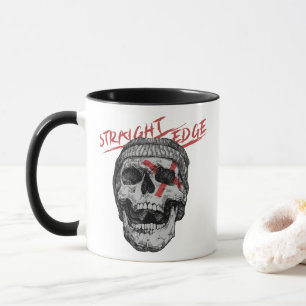 Straight Edge Skull Mug