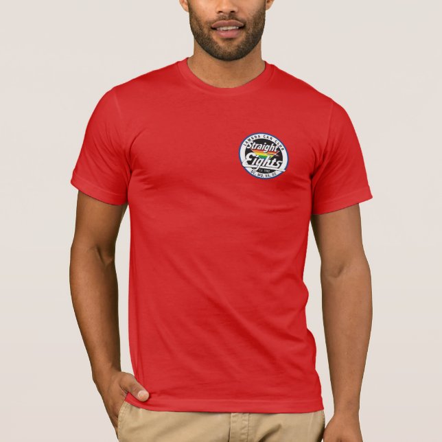 Straight Eights T Shirt (Front & Rear Logo) (Front)