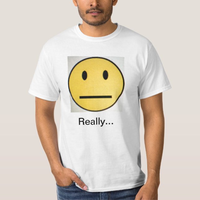 Straight Face T-Shirt (Front)