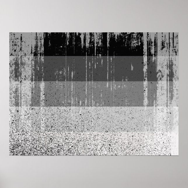 STRAIGHT FLAG DISTRESSED -.png Poster (Front)