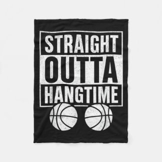 Straight From Hangtime - Cool Basball Fleece Blanket
