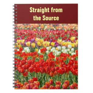 Straight from the Source notebooks custom Tulips
