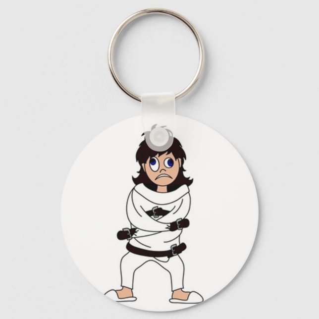 Straight Jacket Keychain (Front)