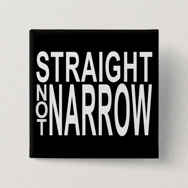 straight not narrow 2 inch square button (Front)