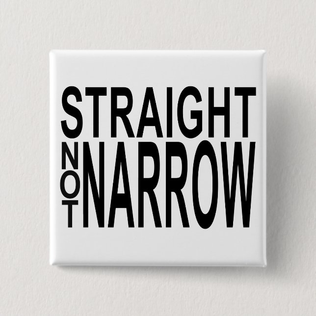 straight not narrow 2 inch square button (Front)