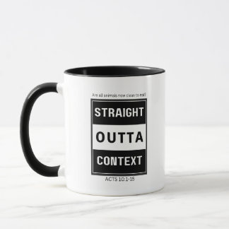 Straight Out Of Context Mug Peter's Vision Bible
