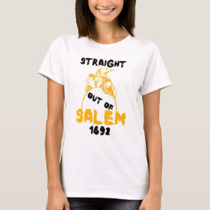Straight Out Of Salem 1692 Halloween Witch History T-Shirt