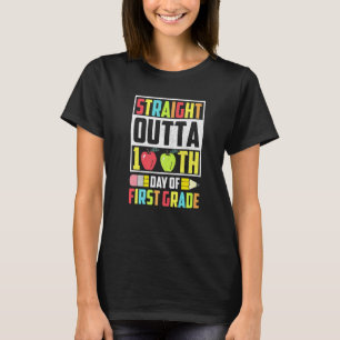 Straight Outta 100 Days Of First Grade T-Shirt