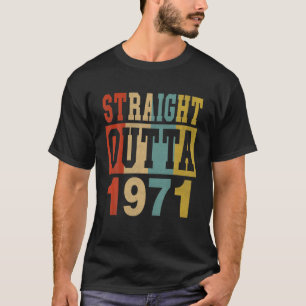 Straight Outta 1971 50Th Birthday 50Years Old Boy T-Shirt