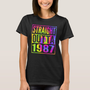 Straight Outta 1987 35th Birthday For Her Him T-Shirt