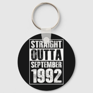 Straight Outta 1992 29th Bithday Keychain