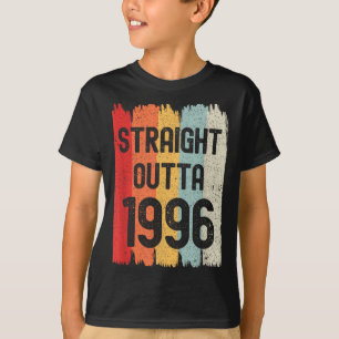 Straight Outta 1996 Funny Retro Birthday Awesome S T-Shirt
