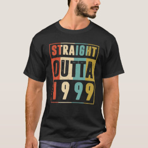 Straight Outta 1999 Vintage Graphic 23 Yrs Old T-Shirt