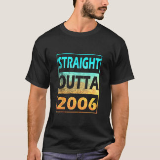 Straight Outta 2006 14th Birthday  14 Years Old T-Shirt