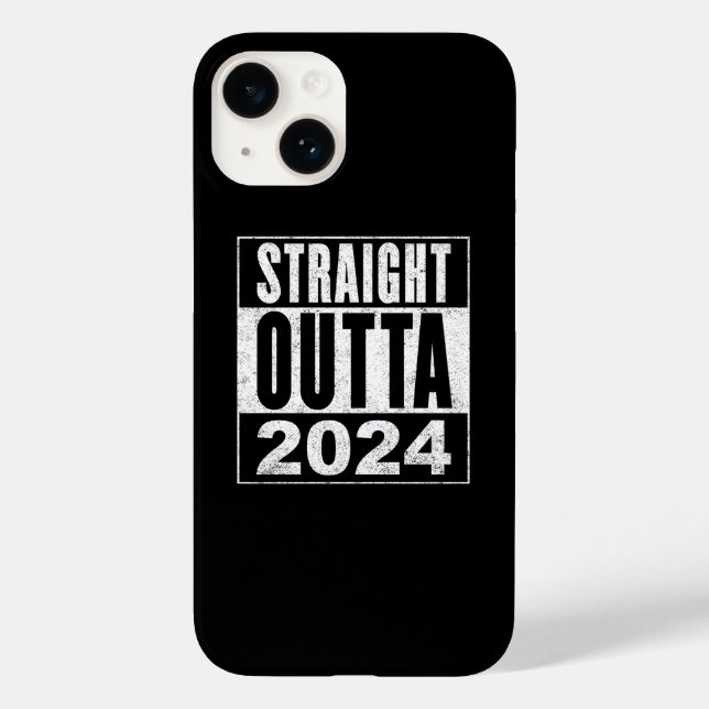 Straight Outta 2024 Case-Mate iPhone Case (Back)