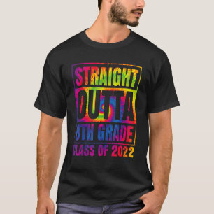 Straight Outta 8th Grade Great Graduation Of 2022  T-Shirt