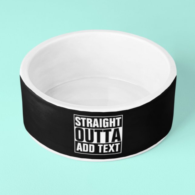 STRAIGHT OUTTA - add your text here/create own (Creator Uploaded)