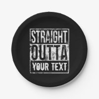 Straight Outta - Add Your Text Vintage Custom
