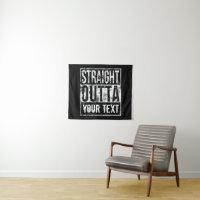 Straight Outta - Add Your Text Vintage Custom
