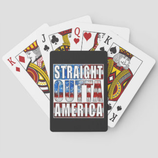 Straight Outta America Playing Cards