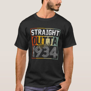 Straight Outta April 1934 Men Women Vintage 88Th B T-Shirt