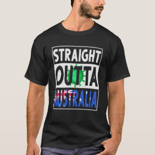 Straight Outta Australia Flu  Men Women Kids T-Shirt