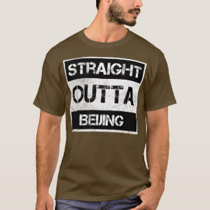 Straight Outta Beijing China Vintage Distressed So T-Shirt